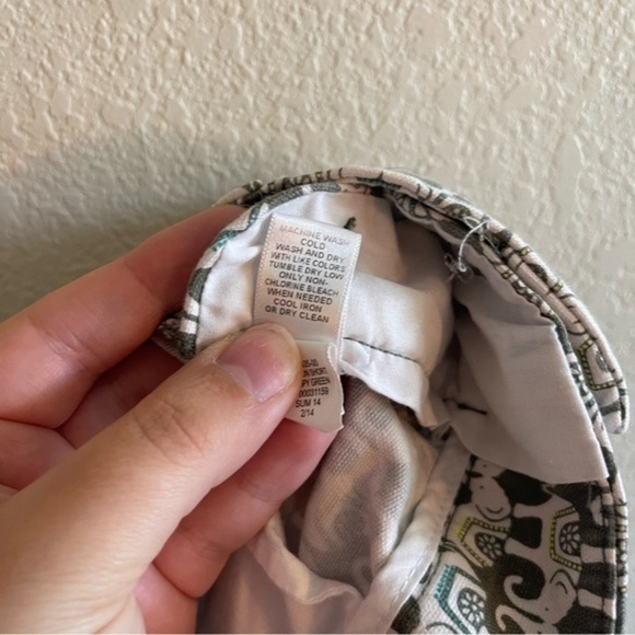 Banana Republic Elephant Print Hampton Chino Shorts in Canopy Green Women's 0 - Picture 10 of 10